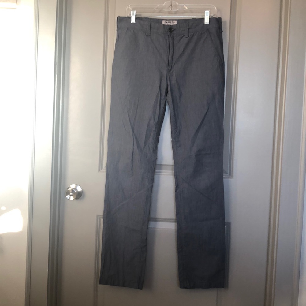 Express men’s straight legged slacks